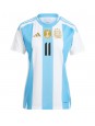 Argentina Angel Di Maria #11 Domácí Dres pro Dámské Copa America 2024 Krátký Rukáv